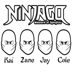 Ninjago Coloring Pages PDF - Free Printable Sheets - 2
