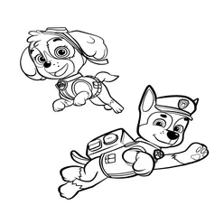 Paw Patrol Coloring Pages PDF - Free Printable Sheets - 0