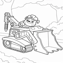 Paw Patrol Coloring Pages PDF - Free Printable Sheets - 99