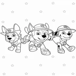 Paw Patrol Coloring Pages PDF - Free Printable Sheets - 103