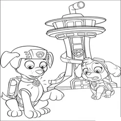 Paw Patrol Coloring Pages PDF - Free Printable Sheets - 108