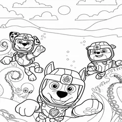Paw Patrol Coloring Pages PDF - Free Printable Sheets - 109