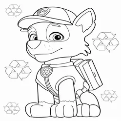 Paw Patrol Coloring Pages PDF - Free Printable Sheets - 112