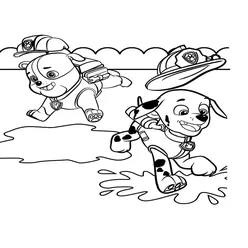 Paw Patrol Coloring Pages PDF - Free Printable Sheets - 114