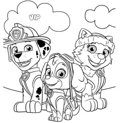 Paw Patrol Coloring Pages PDF - Free Printable Sheets - 7