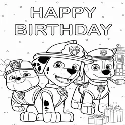 Paw Patrol Coloring Pages PDF - Free Printable Sheets - 8