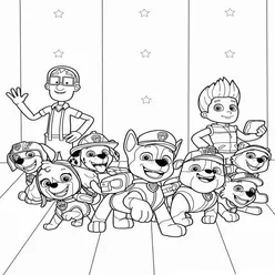 Paw Patrol Coloring Pages PDF - Free Printable Sheets - 14