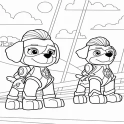 Paw Patrol Coloring Pages PDF - Free Printable Sheets - 15