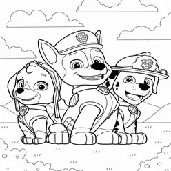 Paw Patrol Coloring Pages PDF - Free Printable Sheets - 24