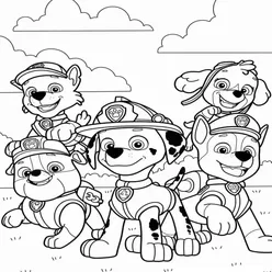 Paw Patrol Coloring Pages PDF - Free Printable Sheets - 43