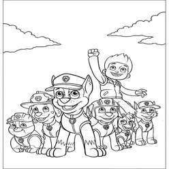 Paw Patrol Coloring Pages PDF - Free Printable Sheets - 0