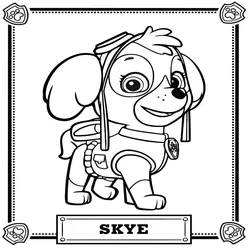 Paw Patrol Coloring Pages PDF - Free Printable Sheets - 1