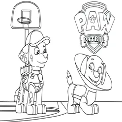 Paw Patrol Coloring Pages PDF - Free Printable Sheets - 57
