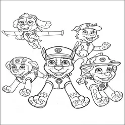 Paw Patrol Coloring Pages PDF - Free Printable Sheets - 62