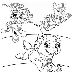 Paw Patrol Coloring Pages PDF - Free Printable Sheets - 75