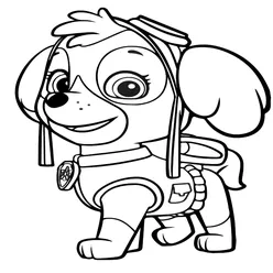 Paw Patrol Coloring Pages PDF - Free Printable Sheets - 79