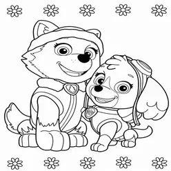 Paw Patrol Coloring Pages PDF - Free Printable Sheets - 81