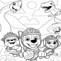 Paw Patrol Coloring Pages PDF - Free Printable Sheets - 4