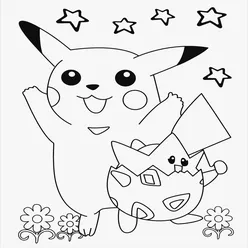 Pikachu Coloring Pages PDF - Free Printable Sheets - 5