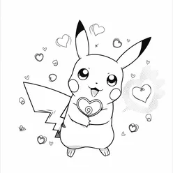 Pikachu Coloring Pages PDF - Free Printable Sheets - 8