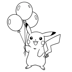 Pikachu Coloring Pages PDF - Free Printable Sheets - 10