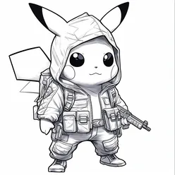 Pikachu Coloring Pages PDF - Free Printable Sheets - 19