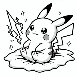 Pikachu Coloring Pages PDF - Free Printable Sheets - 20
