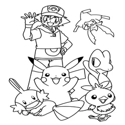 Pikachu Coloring Pages PDF - Free Printable Sheets - 21
