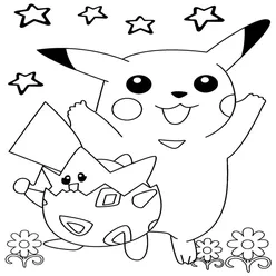 Pikachu Coloring Pages PDF - Free Printable Sheets - 2