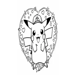 Pikachu Coloring Pages PDF - Free Printable Sheets - 34