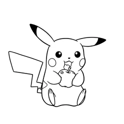 Pikachu Coloring Pages PDF - Free Printable Sheets - 3