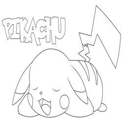 Pikachu Coloring Pages PDF - Free Printable Sheets - 43