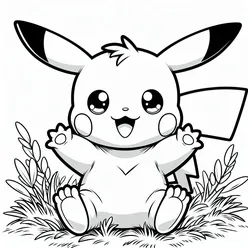 Pikachu Coloring Pages PDF - Free Printable Sheets - 46