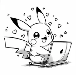 Pikachu Coloring Pages PDF - Free Printable Sheets - 50