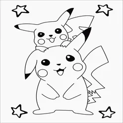 Pikachu Coloring Pages PDF - Free Printable Sheets - 51