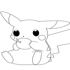 Pikachu Coloring Pages PDF - Free Printable Sheets - 52