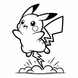 Pikachu Coloring Pages PDF - Free Printable Sheets - 54