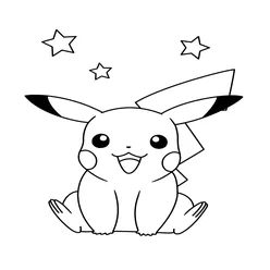 Pikachu Coloring Pages PDF - Free Printable Sheets - 57