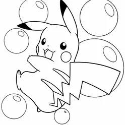 Pikachu Coloring Pages PDF - Free Printable Sheets - 2