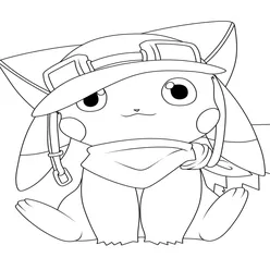 Pikachu Coloring Pages PDF - Free Printable Sheets - 67