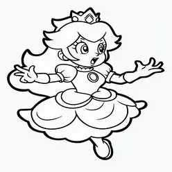 Princess Printable Coloring Book Pdf - 1
