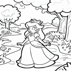 Princess Printable Coloring Book Pdf - 2
