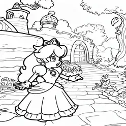 Princess Printable Coloring Book Pdf - 3