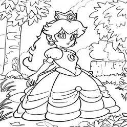 Princess Printable Coloring Book Pdf - 8