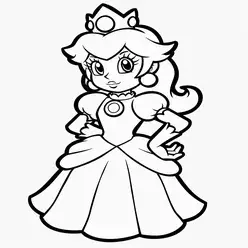 Princess Printable Coloring Book Pdf - 9