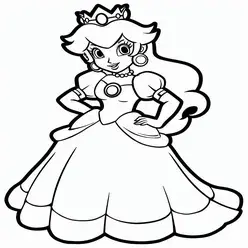 Princess Printable Coloring Book Pdf - 18