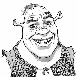 Shrek Printable Coloring Book Pdf - 3