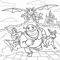 Shrek Printable Coloring Book Pdf - 23