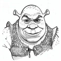 Shrek Printable Coloring Book Pdf - 26