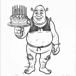 Shrek Printable Coloring Book Pdf - 33